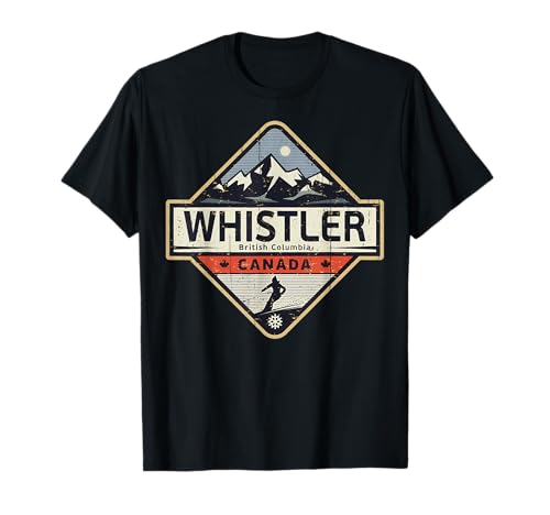 Vintage Whistler BC Mountain Nature T-Shirt