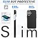 SHIELDON Genuine Leather Case for iPhone 17 6.3 Inch 2025 | Compatible with Magsafe, Camera Button Updated, Slim Magnetic Wireless Charging, Anti-Scratch, Shockproof, Protective Phone Cover - Black