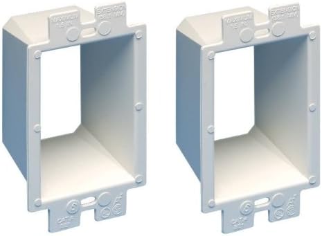 Arlington BE1-2 Electrical Outlet Box Extender 1-Gang 2-Pack