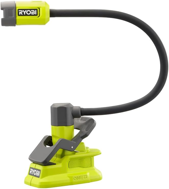 RYOBI 18V ONE+ Cordless Flexible LED Clamp Light PCL665 - Amazon.com