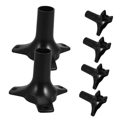 BESPORTBLE 6pcs Landscape Light Base Plastic Solar Garden Light Base Replacement for Outdoor Pathway Patio Lawn Garden