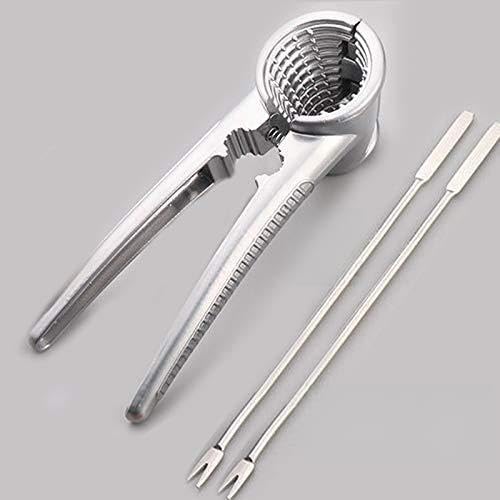 TOMYEUS Pecan Nut Cracker Kitchen Nut Sheller Clip Tool Clamp Plier Cracker Zinc Alloy Nutcracker Sheller Crack Almond Walnut Pecan Hazelnut Filbert Nut Walnut Plier Opener Tool (Color : 3 pcs)