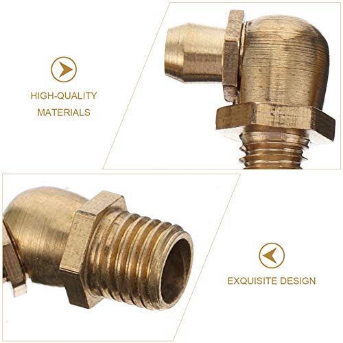 VILLCASE 106Pcs Kit de Graxeiras Kit Graxeiras Graxeiras Zerks Bicos Em Ângulo Reto Zerk Acessórios