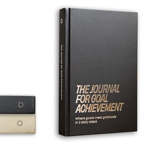 The Journal for Goal Achievement Undated Daily Goal Setting Journal with Gratitude Prompts & Habit Tracker | Premium Hardcover for Men and Women | Graphite