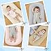 Lucakuins Baby Lounger for Infants 0-12 Months, Bionic Design Baby Lounger Soft Organic Cotton Breathable Lounger, Newborn Babies Essentials Gifts