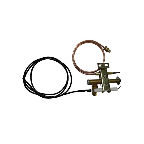 Tierra Star Gas freidora Universal quemador piloto con 900 mm piezoeléctrico alambre y termopar M9 X 1 hilo