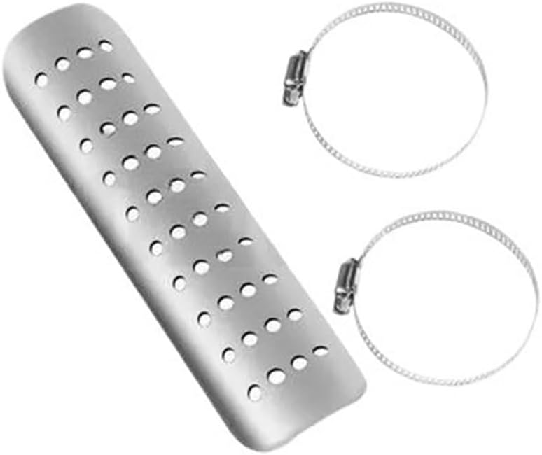 Motorcycle Exhaust Pipe Heat Shield Exhaust Muffler Pipe Insulation Guard for Motorcycle Replacement Exhaust Heat Heat Shield Wraps