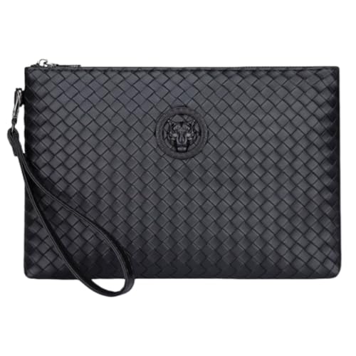 Image of Mens Clutch Bag Man Purse Handbag 9.5-11 inches Large Hand Bag Big Clutch Wallet
