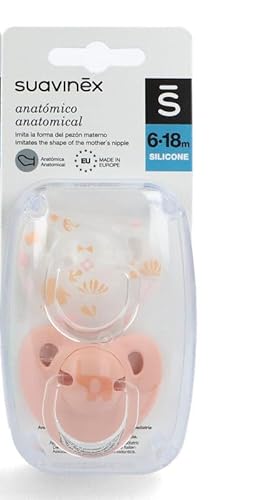 Imagen de Chupete de Silicona Anatómico 6-18 Meses rosa