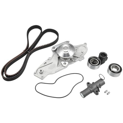 INFINAUTO Bomba De Agua Delantera 26X8.4cm Bomba De Agua Del Motor Con Kit De Sellos No.19200Rdvj01/14400Rcaa01/14550Rcaa01 Para Acura Mdx 2003-2013 Tono Plateado 1 Set