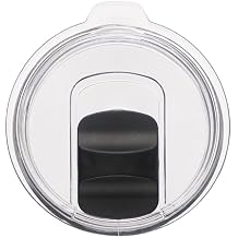 20 oz Tumbler Lid, Replacement Lids Compatible for YETI 20 oz Tumbler, 10/24 oz Mug and 10 oz Lowball, Spill Proof Cup Lids Covers with Magnetic Slider Switch, BPA Free