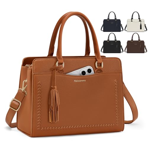 Image of RAINSMORE Handbags for Women Medium Elegant Faux Leather Top Handle Bag