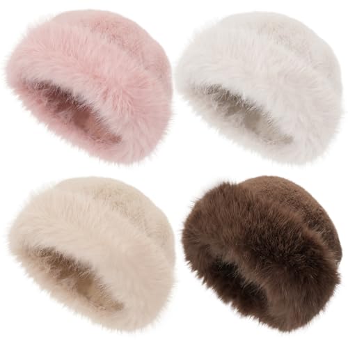 4 Pcs Sombreros Verdes de Pescador de Invierno para Mujer miniatura 1