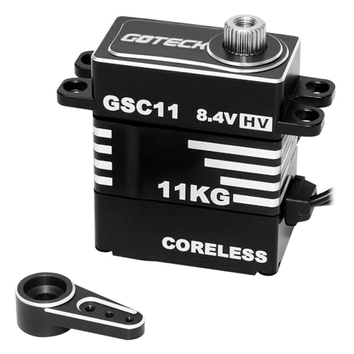 Servo de direction numérique sans noyau Gotek 8,4V micro servo RC crawler 1/18 1/24