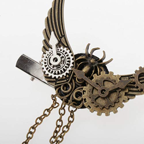 Forcella con Ingranaggi Nappe Stile Punk Gotico