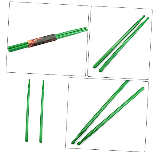 1 par de baquetas de percusión con mangos antideslizantes de nylon para principiantes y profesionales, diseño ligero y suave para toque y rendimiento miniatura 4