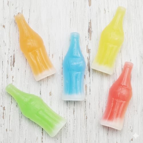 Dulces Wax Bottle Candy 8 OZ Bolsa Frutas Retro miniatura 2