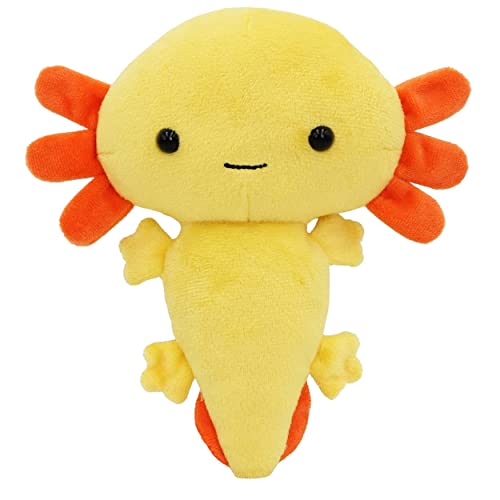 Bambole di cuscino di peluche carvay Axolotl 20 cm (giallo)