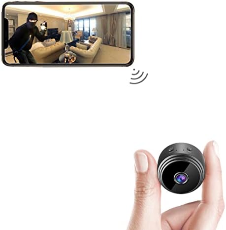 Hidden Cameras for Home Security, AREBI 1080p HD Mini Spy Camera WiFi Wireless, Small Nanny Camera Indoor with Wide Angle Remote View, Motion Detection, Night Vision, Tiny Spy Cam A10 Plus [Original]