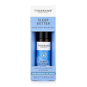 Tisserand Aromatherapy – Sleep Better – Pulse Point Roller – Lavender, Jasmine & Sandalwood Essential Oils – 100% Natural Pure Essential Oils – 10ml