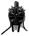AnNafi® Maximus Gladiator Helmet Men Roman Headgear Blackened LEATHER LINER FITTED | Adult Medieval Costume | Larp Sca Party Clothing | Halloween Costumes| Christmas Gifts