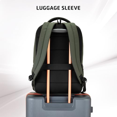 Image of Safari Tux 30L Formal Laptop Backpack Bag for Men & Women, Ideal for Office Use /School /College Boys and Girls, 2 Compartment, Premium PU Fabric, Antitheft, Trolley Sleeve & Organizer