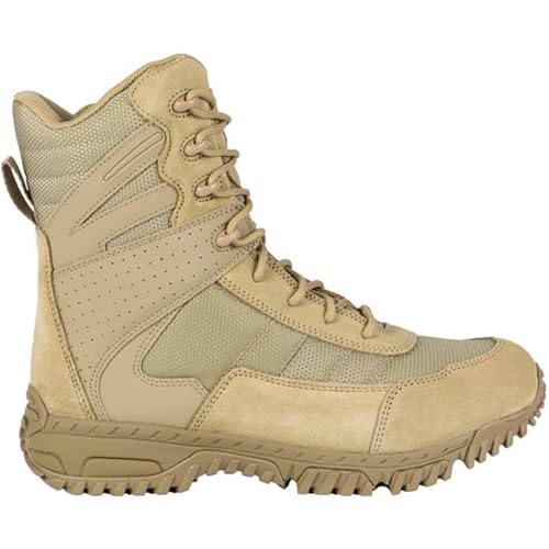 Image of Altama Unisex Vengeance SR 8 inch Side-Zip Lightweight Leather Boots | Full Grain, Textile Lining & Gusseted Tongue