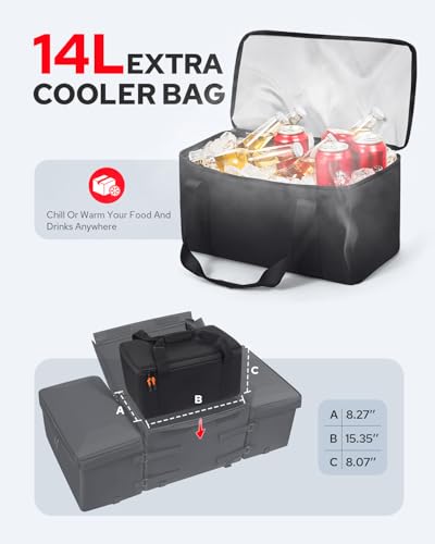 Benlari 74L Waterproof ATV Bag with Cooler