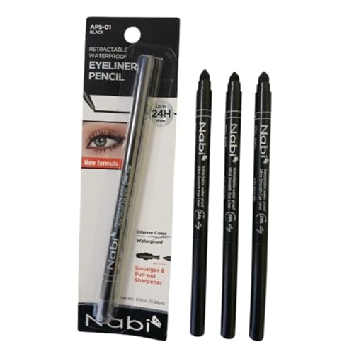 Nabi 3 piezas delineador gel resistente al agua miniatura 6
