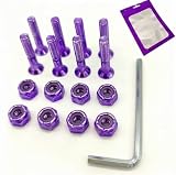 Savento Skateboard-Hardware-Kit Karbonstahl Grad Bolzen Muttern Set 25mm
