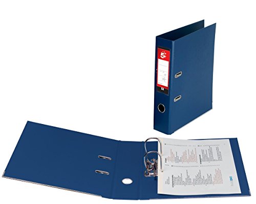 Classeurs à levier A4 polypropylène bleu 70 mm 5 Star lot de 10 rangement bureau