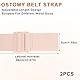 2PCS OstomiegüRtel, Einstellbar Stoma GüRtel, Stoma Bandage FüR Stomabeutel, Einfach Zu Verwendende Stoma ZubehöR, Zur Pflege Nach Einer Kolostomie