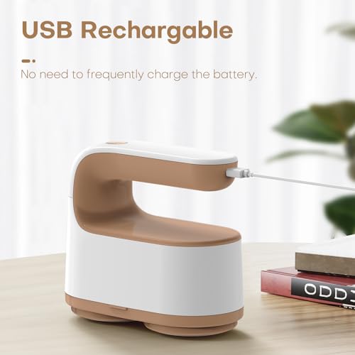 Breezome MG02MQ Fabric Shaver, Rechargeable Dual-Blade Lint Remover Electric Lint Shaver thumb #3
