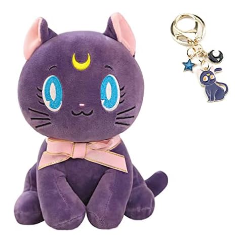 Lankicos Sailor - Muñeca de peluche de gato luna de 10 pulgadas Cover