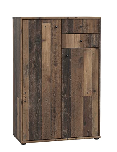 Cómodas isabelinas antiguas 18 Forte Cómoda TEMPRA 2 con 2 puertas y 2 cajones, material de madera,...