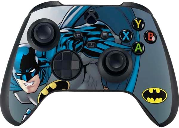 Skinit Decal Gaming Skin Compatible with Xbox Series X Controller - Officially Licensed DC Comics Batman Ready for Action Design