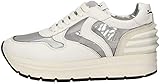 Farbe: WEISS VOILE BLANCHE Sneaker May Power MESH Vitello/Tull Bianco-Argento Taglia 40 - Colore Bianco/Argento
