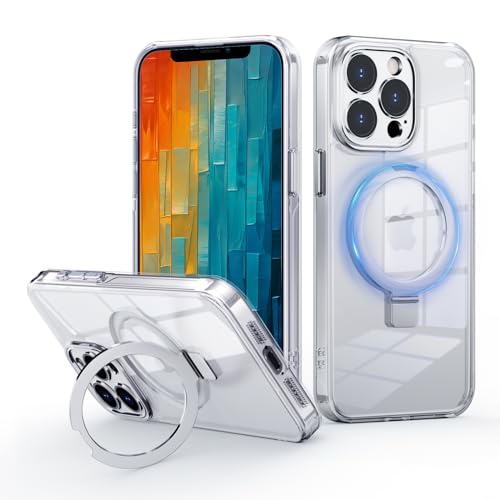 Luyxcaze iPhone 13 Pro Max 6.7C`p CX}zP[X ͂ȎCOX^ht MagsafeΉ RO[hϏՌ JSʃJo[ ی n[h TPU+PC (NAzCg)