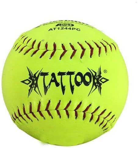 Tattoo ASA 44-375 12 Inch Composite Slowpitch Softball - One Dozen: AT1244PC