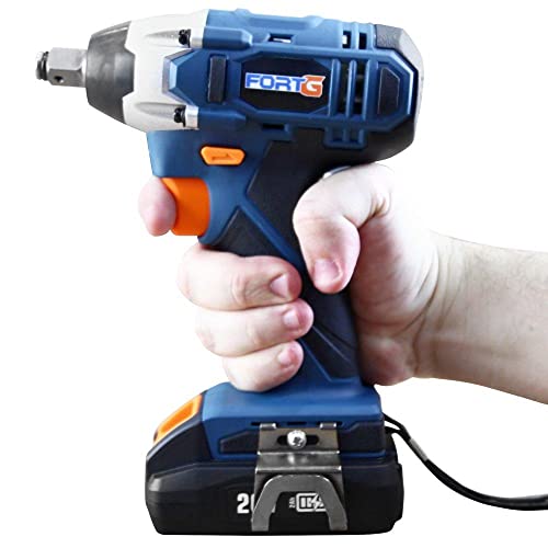 Chave De Impacto 20V 1/2Pol 2Ah 350N Variavel E Reversivel Fg3027 Fortg Pro