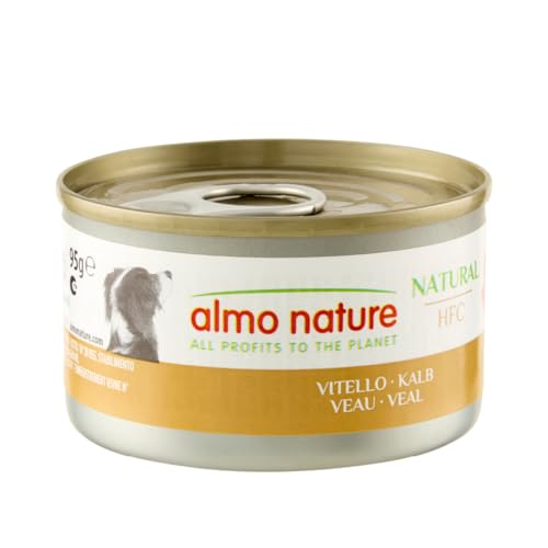 Almo Nature Hfc Natural Veal Wet Dog Food, 95 G, Pack Of 24