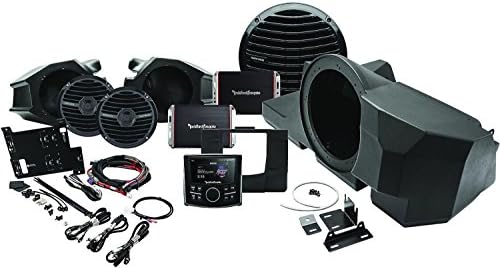 Rockford Fosgate Polaris RZR-STAGE3 Kit - Upgraded PMX-3 Head Unit