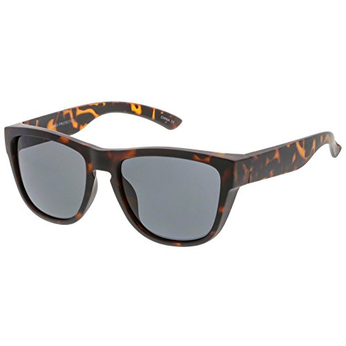 zeroUV - Classic Thick Arms Keyhole Bridge Square Lens Horn Rimmed Sunglasses 54mm2