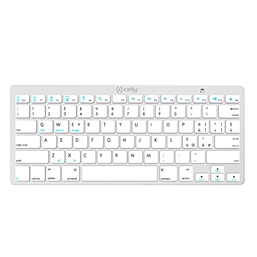 Clavier sans fil Celly SWKEYBOARDBTSV pour télétravail efficace au salon