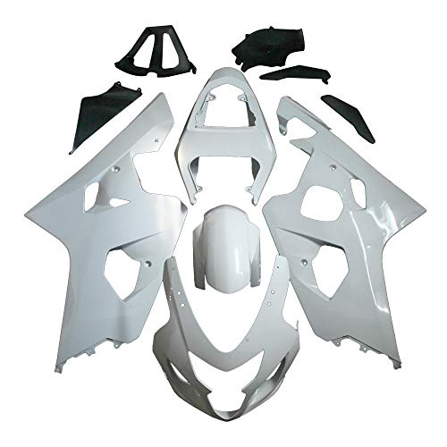 Motorcycle Full Fairing Bodywork Cover Unpainted Fairing Kit for Suzuki GSXR 600 750 K4 (2004-2005)