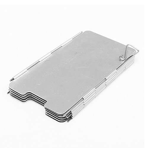 【The Best Deal】Origlam Foldable Outdoor Camp Stove Windscreen Windshield For Cooker Gas Stove Ultra-Light Outdoor Camping Stove 9 Plates #TOP2