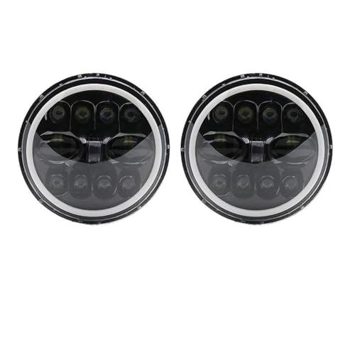 Phare LED 7 pouces H4 avec halo DRL pour Land Rover Defender 90 et 110