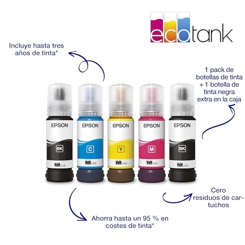 Miniatura 4 de Epson Ecotank Et-14100, Impresora Fotográfica A3 A 4 Colores, Wifi, Mobile Printing, Depósito De Tinta Recargable, Juego De Tintas Original Botella Negra Adicional