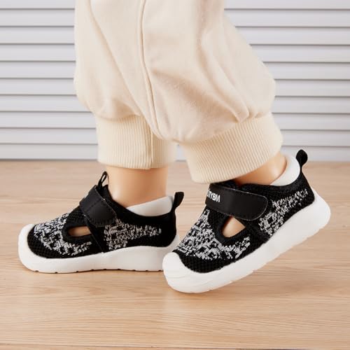 Image of BMCiTYBM Baby Boy Girl Closed Toe Summer Toddler Sandals Lightweight Shoes Infant Non-Slip First Walking Sneakers 6 9 12 18 24 Months 2-3 Years