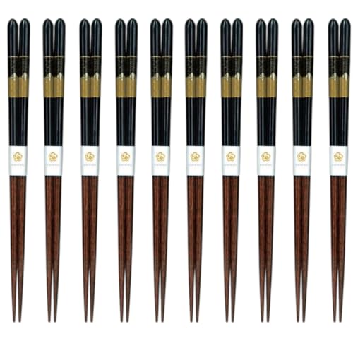 J-kitchens 箸 10膳セット お弁当 ピクニック 行楽用 運動会 来客用 おもてなし 木製 八角 伊達 23.0cm 食洗機対応 日本製